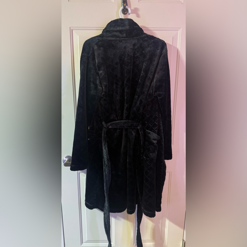 La Vie En Rose Soft Plush Robe- medium - Picture 7 of 15